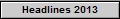 Headlines 2013
